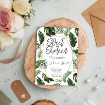 トロピカルグリーンのスイート16誕生日