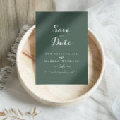 トロピカルグリーンの結婚式が日付を保存 セーブザデート