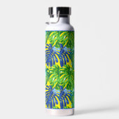 トロピカルグリーンイエロージャングル離れの名カスタム ウォーターボトル (右面)