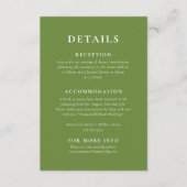 トロピカルグリーンエレガント詳細エンクロージャカード エンクロージャーカード (正面)