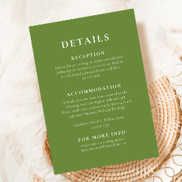 トロピカルグリーンエレガント詳細エンクロージャカード エンクロージャーカード