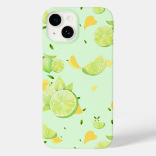 トロピカルグリーンシトラス夏オレンジレモンスライス Case-Mate iPhone 14ケース