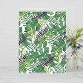 トロピカルグリーンジャングルパターンスクラップブック紙 (スタンド正面)