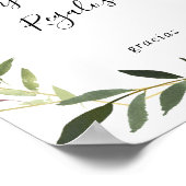 トロピカルグリーンスペインのタルジェタとレガロスの徴候 ポスター (角)