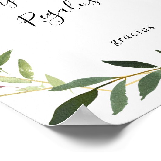 トロピカルグリーンスペイン タルヘタスとレガロス サイン (角)