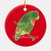 トロピカルグリーンパレークエトサンダー_コーブ セラミックオーナメント (裏面)