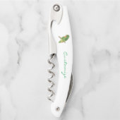 トロピカルグリーンパレーケートサンダー_コーブ ソムリエナイフ (正面)