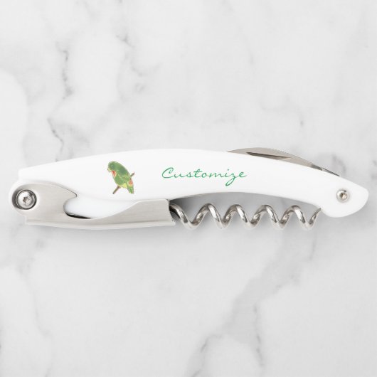 トロピカルグリーンパレーケートサンダー_コーブ ソムリエナイフ (正面)