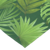 トロピカルグリーンパーム離れズオンフォレストグリーン テーブルクロス (アングル)