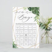 トロピカルグリーンブライダルゲストビンゴゲームを見つける (スタンド正面)