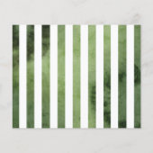 トロピカルグリーンブライダルシャワーレシピカード (裏面)