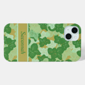 トロピカルグリーンリーブス Case-Mate iPhoneケース (裏面 (横))