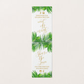 トロピカルグリーンリー葉パームズハッシュタグミニシンボルや象徴 (外部フラット)