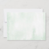 トロピカルグリーン結婚のリハーサルディナー招待状 招待状 (裏面)