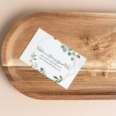 トロピカルグリーン葉スペインの結婚ズのウェブサイト エンクロージャーカード