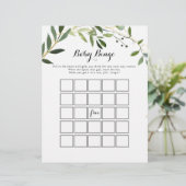 トロピカルグリーン葉ベビービンゴシャワーゲーム (スタンド正面)