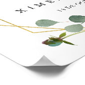 トロピカルグリーン葉結婚ズのビエンベニドス徴候 ポスター (角)