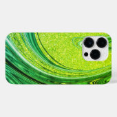 トロピカルグリーン電話ケース iPhoneケース (裏面横)