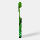 トロピカルグリーン電話ケース iPhoneケース (左側面)