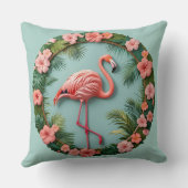 トロピカルグレースバランスフラミンゴ クッション (裏面)