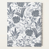 トロピカルグレーフローラ緑 プランナー手帳 (裏面)