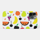 トロピカルグローネオンフルーツパターン Case-Mate iPhoneケース (裏面(横))