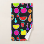 トロピカルグロー爆発 バスタオルセット (ハンドタオル)