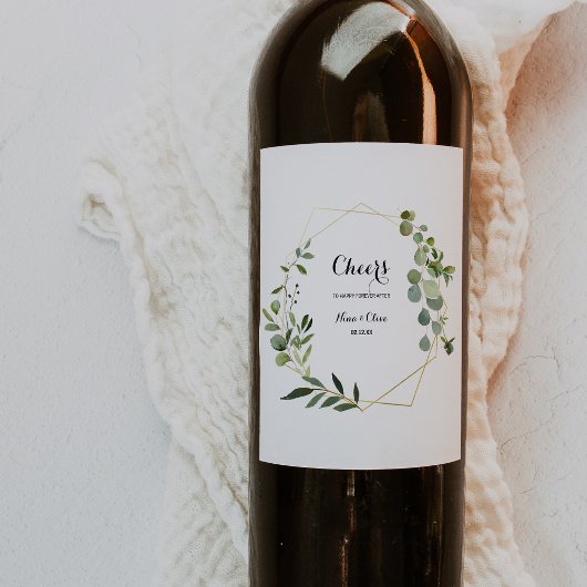 トロピカルグ葉リン結婚グのワインラベル ワインラベル