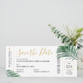 トロピカルグ葉リーンの搭乗パス救のデートカード 案内状 (スタンド正面)