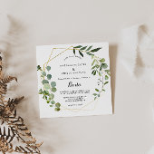 トロピカルグ葉ロンスペインのグ結婚 招待状