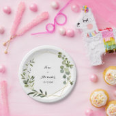 トロピカルグ葉ロン結婚グの ペーパープレート (パーティー)