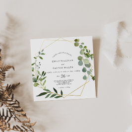 トロピカルグ葉ロン結婚グの 招待状