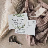 トロピカルグ葉ローンの日付カードを保存 ポストカード