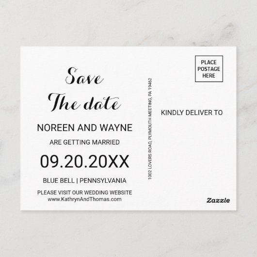 トロピカルグ葉ローンの日付カードを保存 ポストカード (裏面)