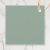 トロピカルグ葉ローングラシア結婚ス フェイバータグ (裏面)