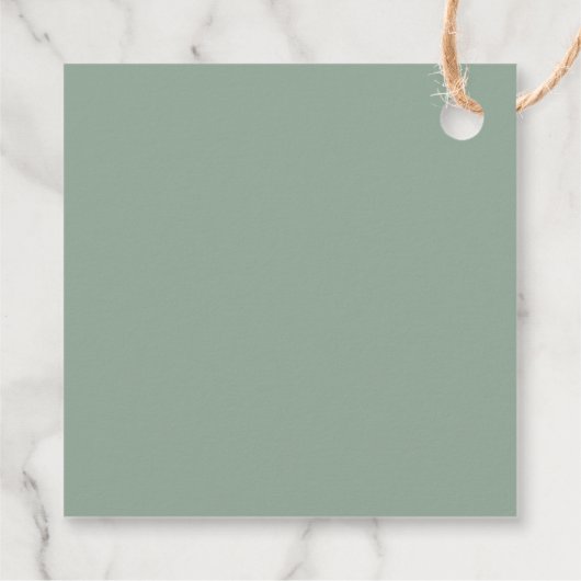 トロピカルグ葉ローングラシア結婚ス フェイバータグ (裏面)