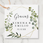 トロピカルグ葉ローングラシア結婚ス フェイバータグ (正面)