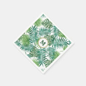 トロピカルグ離れローンカスタム スタンダードカクテルナプキン (角)