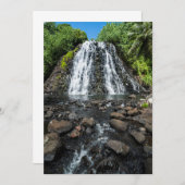 トロピカルケピロヒの滝 サンキューカード (正面/裏面)