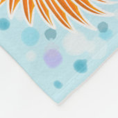 トロピカルコイ曼荼羅 フリースブランケット (角)