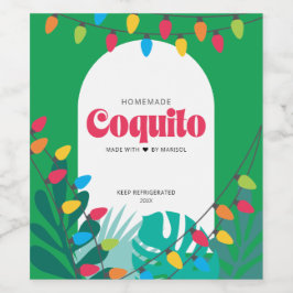 トロピカルコキトクリスマス ワインラベル