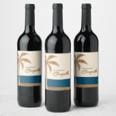 トロピカルコキト食品・飲料ラベルセット ワインラベル (ボトル)