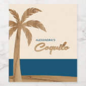 トロピカルコキト食品・飲料ラベルセット ワインラベル (シングルラベル)