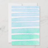 トロピカルココナッツアロハバースデー招待状 招待状 (裏面)