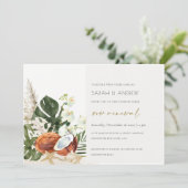 トロピカルココナッツオーランズパームボークリニューアル招待状 サンキューカード (スタンド正面)