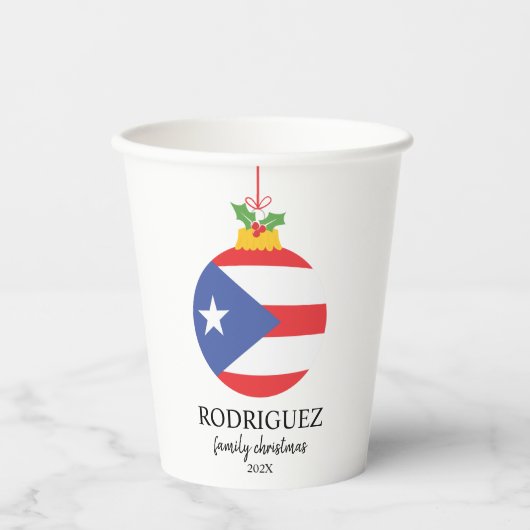 トロピカルココナッツコキトクリスマスドリンク 紙コップ (正面)