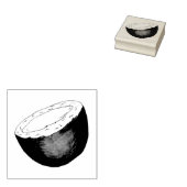 トロピカルココナッツココナッツフルーツゴムスタンプ ラバースタンプ (押印)