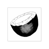 トロピカルココナッツココナッツフルーツゴムスタンプ ラバースタンプ (インプリント)