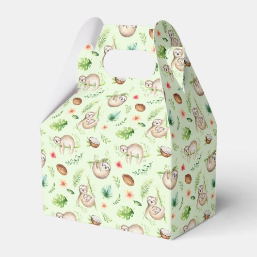 トロピカルココナッツスロッスパターン フェイバーボックス (正面サイド)