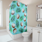 トロピカルココナッツ&パ葉ーム シャワーカーテン (インサイチュ)